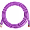 GETFORT Cat.6A S/FTP LSOH komutācijas kabelis 3m violets