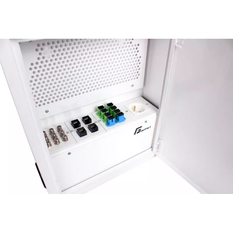 GETFORT GF-S6ŚW optiskās šķiedras adaptera montāžas plāksne multivides skapjiem