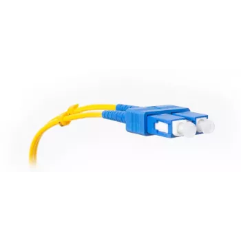 GETFORT GF-SUSUD2 Vienmoda dupleks optiskais ielāpu vads SC/UPC uz SC/UPC, 2 m, dzeltens