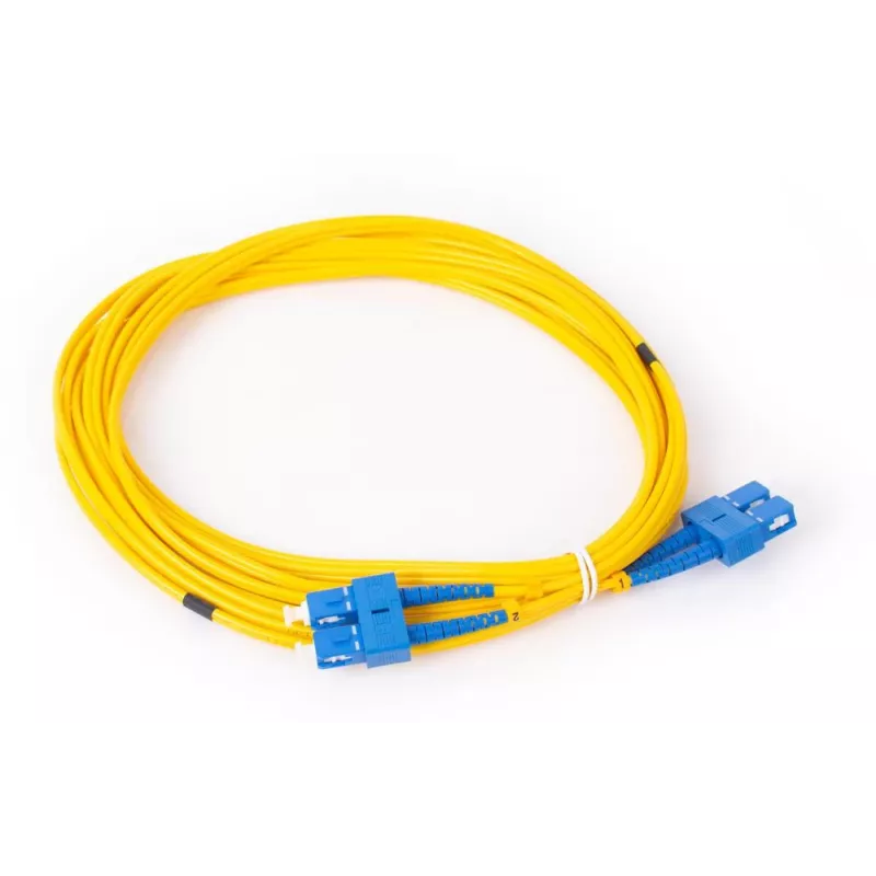GETFORT GF-SUSUD3 vienmoda optiskās šķiedras savienotājvads SC/UPC līdz SC/UPC duplekss 3m LSZH
