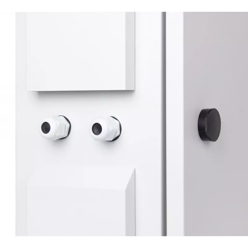 GETFORT HGF-40/30/50 hermētisks korpuss montāžai uz staba 400x300x500 mm IP65 ABS gaiši pelēks