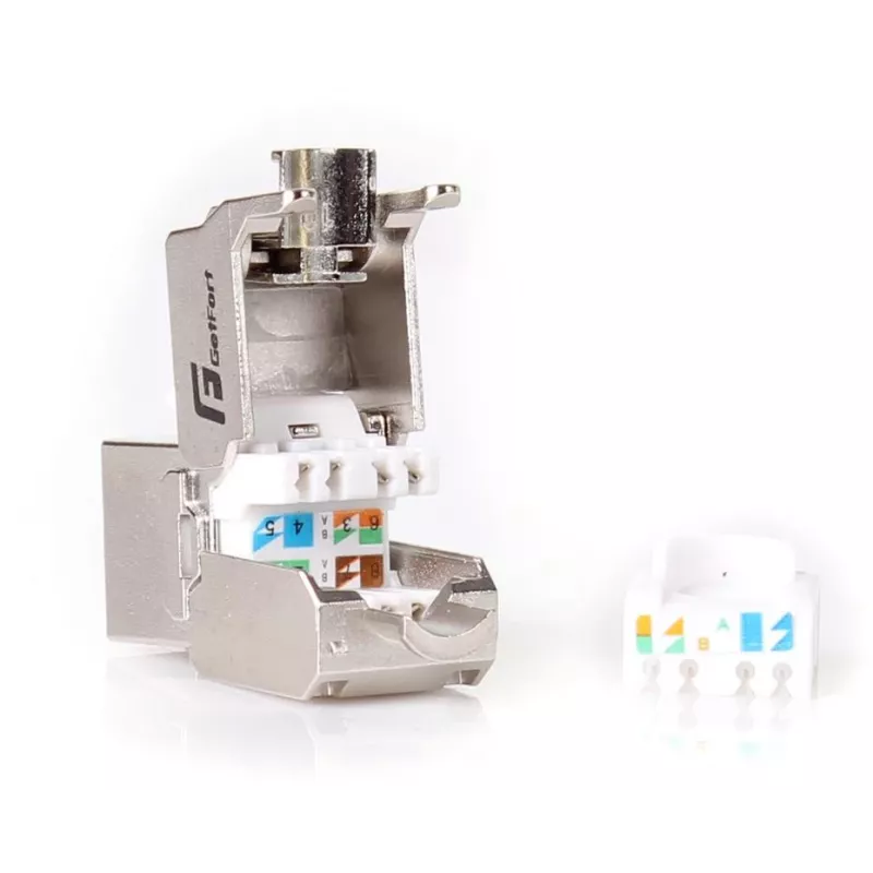 GETFORT KGF-5EFTP-NT Cat.5e FTP bezinstrumentu Keystone Jack modulis