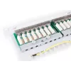 GETFORT PGF-6FTP24-B6-G komutācijas panelis FTP CAT.6 24 portu pelēks 1U statņa montāža