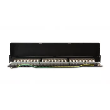 GETFORT PGF-6FTP24-B6 Patch Panel FTP Cat.6 24-Port 19-inch 1U Melns