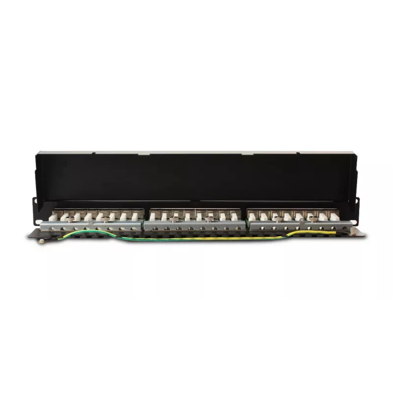 GETFORT PGF-6FTP24-B6 Patch Panel FTP Cat.6 24-Port 19-inch 1U Melns