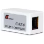 GETFORT RJ45 Cat.6 UTP Inline savienotājs Female to Female Melns