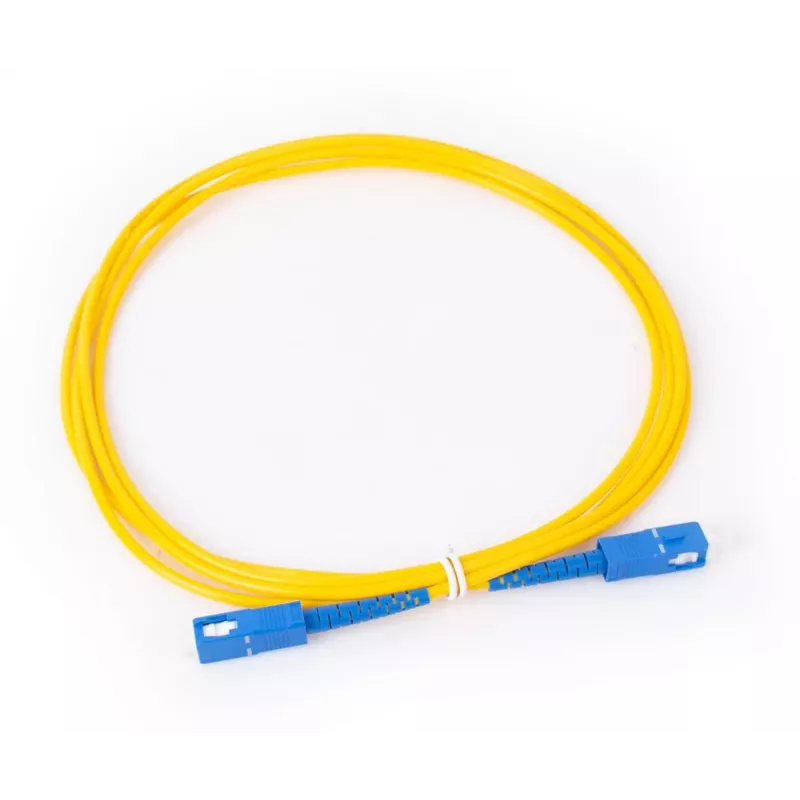 GETFORT SM LC/UPC-LC/UPC Simplex 2m optiskās šķiedras savienojuma vads