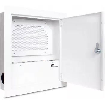 Getfort SPGF-390-350-100 Multimediju sadales skapis iebūvēšanai sienā 390x350x100 mm balts
