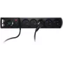 GETFORT Surge Protector Power Strip 5P-1.5M-B-USB, 5 Outlets, 2 USB, 1.5m, Black