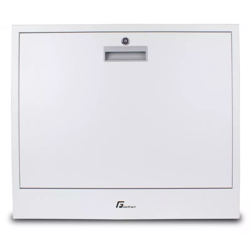 GETFORT WGF02-58/50/13-H-WSG 2U rack CCTV skapis 580x540x130mm pelēks