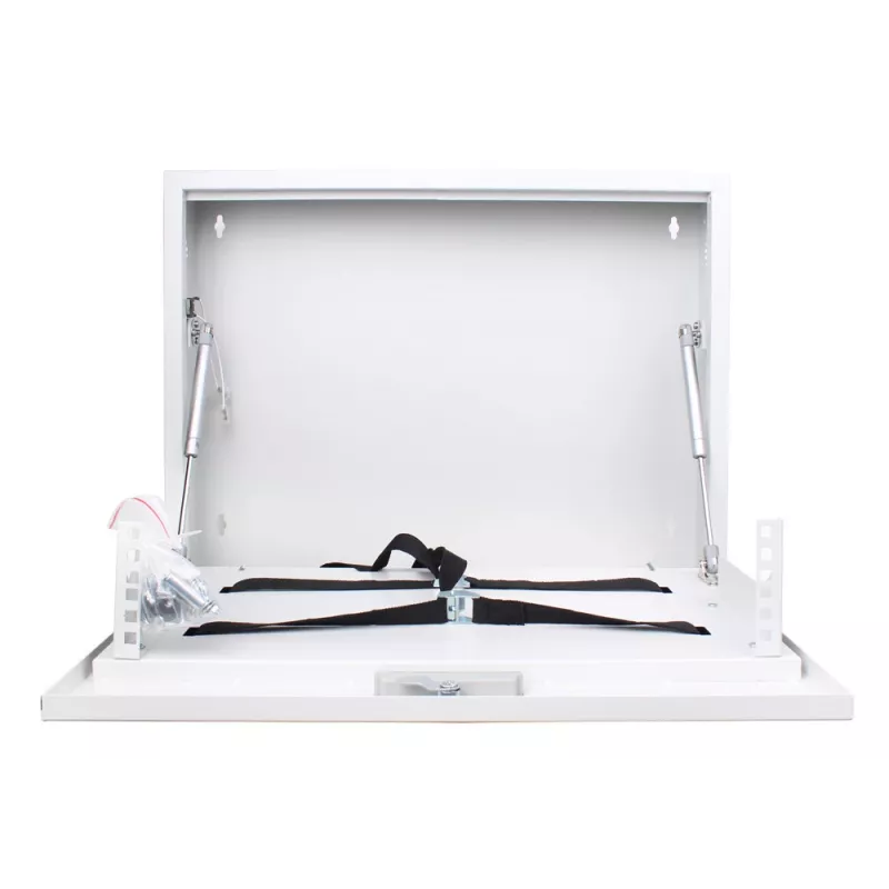 GETFORT WGF02-58/50/13-H-WSG 2U rack CCTV skapis 580x540x130mm pelēks
