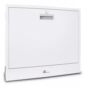GETFORT WGF02-58/50/13-H-WSG 2U rack CCTV skapis 580x540x130mm pelēks
