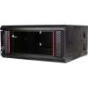 GETFORT WGF04-65EH-DGB 19 inch 4U sienas stiprinājuma skapis, divu sekciju, 600x550 mm, melns
