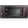 GETFORT WGF04-65EH-DGB 19 inch 4U sienas stiprinājuma skapis, divu sekciju, 600x550 mm, melns