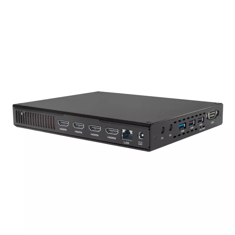 Giada D614-U1 Intel Core 5 120U bezventilatoru grāmatas izmēra zīmju atskaņotājs ar četru 4K displeju atbalstu