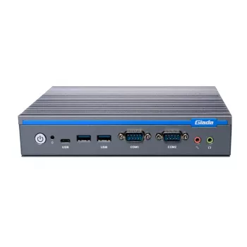 Giada DF612 bezventilatoru mini dators, Intel Core i5-1235U, 2x DDR4 SO-DIMM, 2x 2.5GbE LAN, Dual COM, 4K Dual Display, alumīnija korpuss, Barebone
