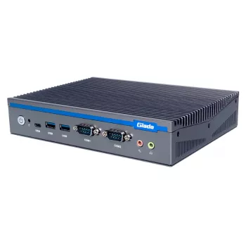 Giada DF612 bezventilatoru mini dators, Intel Core i5-1235U, 2x DDR4 SO-DIMM, 2x 2.5GbE LAN, Dual COM, 4K Dual Display, alumīnija korpuss, Barebone