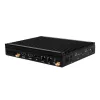 Giada F109D bezventilatoru iebūvētais dators ar Intel Celeron J4125, 8GB RAM, diviem GbE, trīskāršu displeju, VESA stiprinājumu, melns