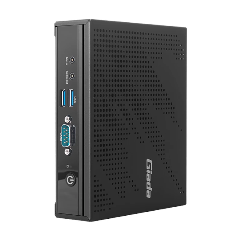 Giada VM27 bezventilatoru mini dators Intel Celeron N6210 4GB DDR4 64GB eMMC Windows 10 Pro Dual LAN Wi-Fi 6