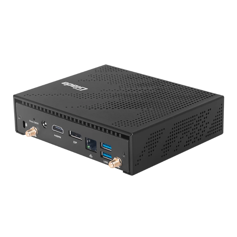 Giada VM27 bezventilatoru mini dators Intel Celeron N6210 4GB DDR4 64GB eMMC Windows 10 Pro Dual LAN Wi-Fi 6