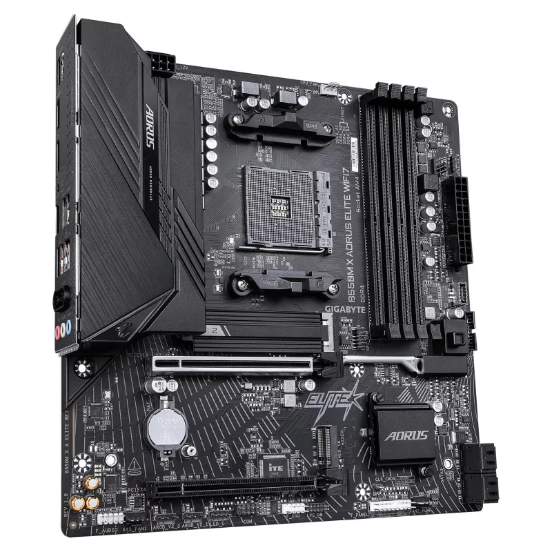 Gigabyte B550M X AORUS ELITE WIFI7 Micro-ATX mātesplate (AM4, DDR4, 2x M.2, Wi-Fi 7)