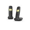 Gigaset A170 Duo Melns DECT bezvadu telefons ar atbildētāju, 2 klausulēm, ECO DECT
