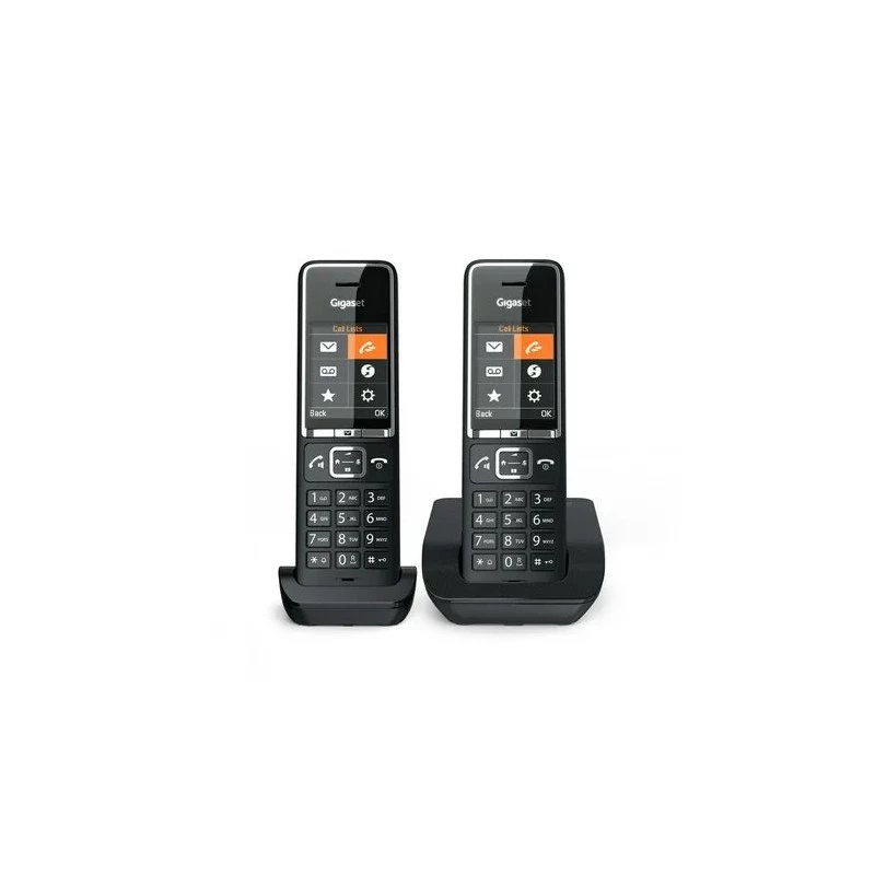 Gigaset Comfort 550 Duo Black Chrome DECT bezvadu telefons (2 klausules)
