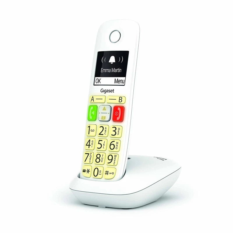 Gigaset E290 bezvadu DECT tālrunis balts