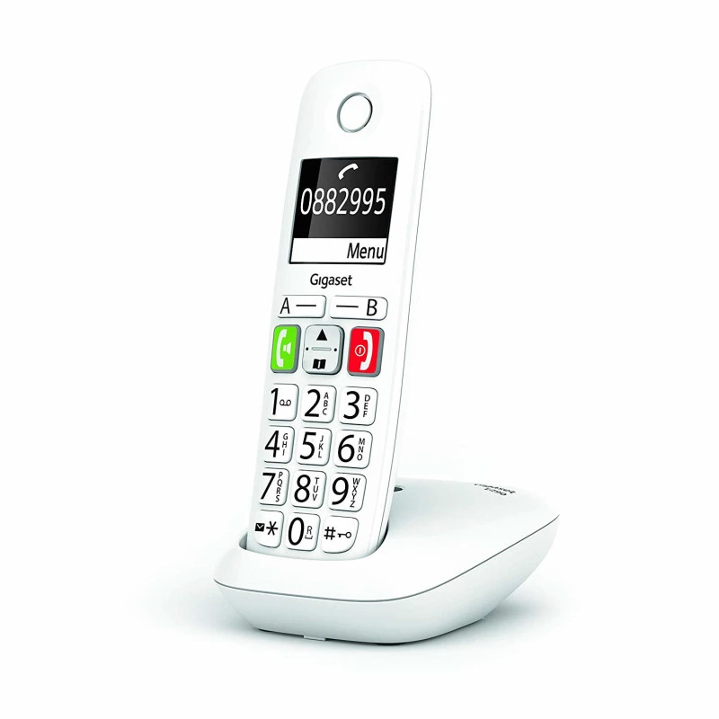 Gigaset E290 bezvadu DECT tālrunis balts