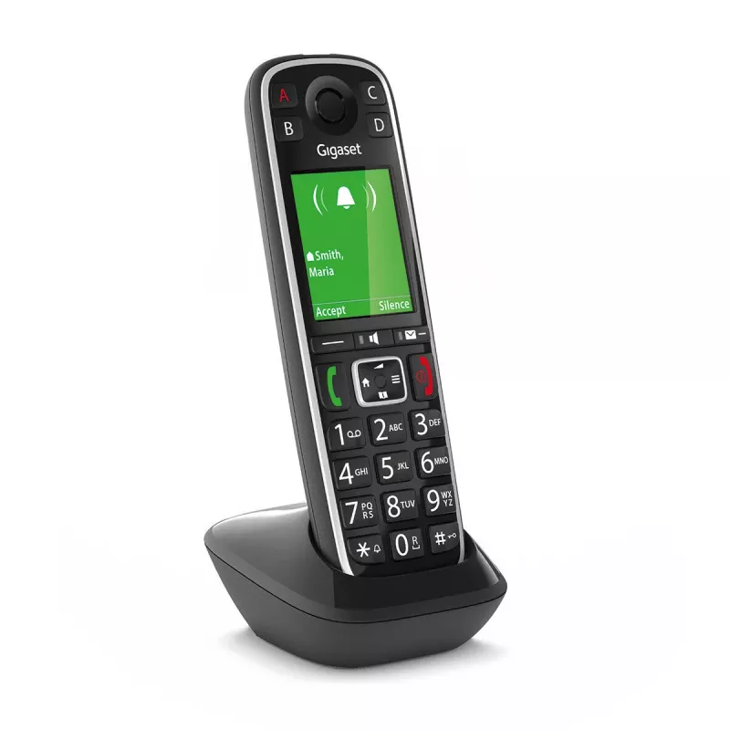 Gigaset E720HX bezvadu DECT papildierīce ar zvanītāja ID - antracīta