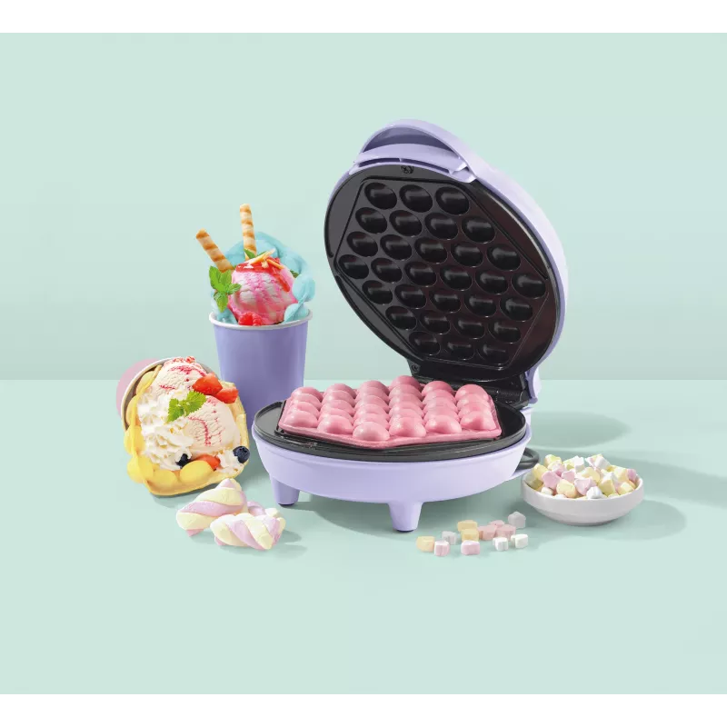 Giles & Posner EK6663GSBLVDE Bubble Waffle Maker 700W Black