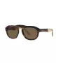 GIORGIO ARMANI AR8173-595873 Saulesbrilles vīriešiem, Havana acetāta rāmis, Pelēkas polikarbonāta lēcas, 52mm
