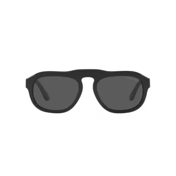 GIORGIO ARMANI MAN AR8173-500187 Taisnstūra saulesbrilles Melna/Pelēka 52mm