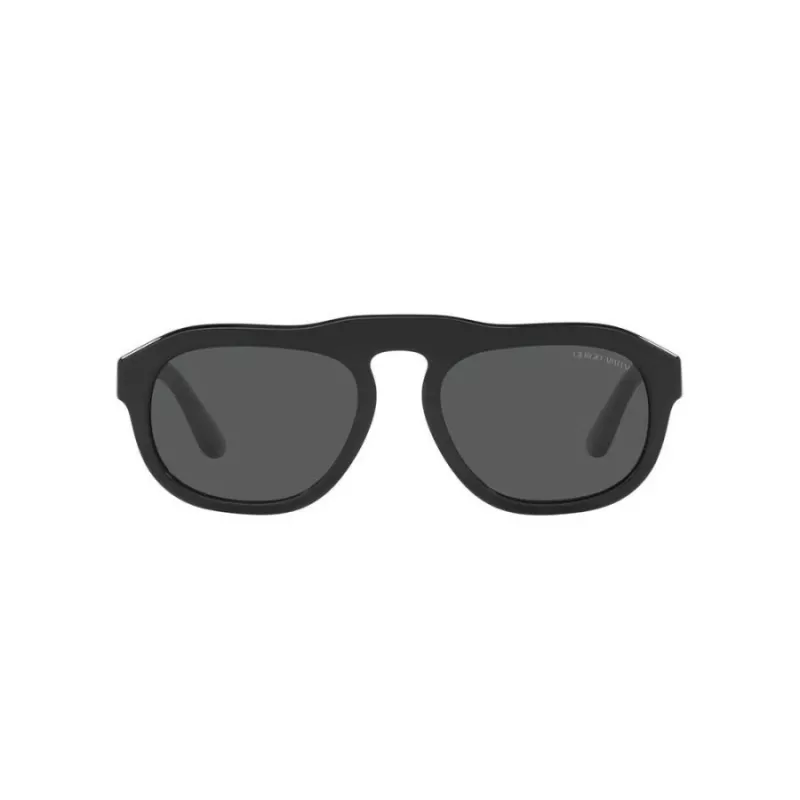GIORGIO ARMANI MAN AR8173-500187 Taisnstūra saulesbrilles Melna/Pelēka 52mm