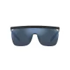 GIORGIO ARMANI Vīriešu saulesbrilles AR8169-504255 Matēti melna tumši pelēka pilota kvadrāts