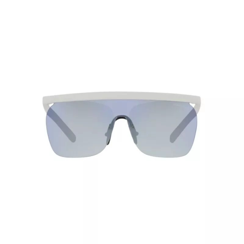 Giorgio Armani vīriešu saulesbrilles AR8169-5344D6 kvadrātveida rāmis caurspīdīgi pelēks tumši pelēks UV400