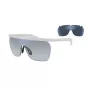 Giorgio Armani vīriešu saulesbrilles AR8169-5344D6 kvadrātveida rāmis caurspīdīgi pelēks tumši pelēks UV400