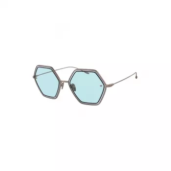 GIORGIO ARMANI SAULES BRILLES AR6130-301165 Sieviešu Pilot Aviator Pale Gold Tumši Pelēks Gradients 59mm