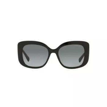 GIORGIO ARMANI SAULES BRILLES AR8150-500111 Vīriešu Melns Acetāta Rāmis Pelēkas Polikarbonāta Lēcas 53/18/140 mm