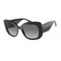 GIORGIO ARMANI SAULES BRILLES AR8150-500111 Vīriešu Melns Acetāta Rāmis Pelēkas Polikarbonāta Lēcas 53/18/140 mm