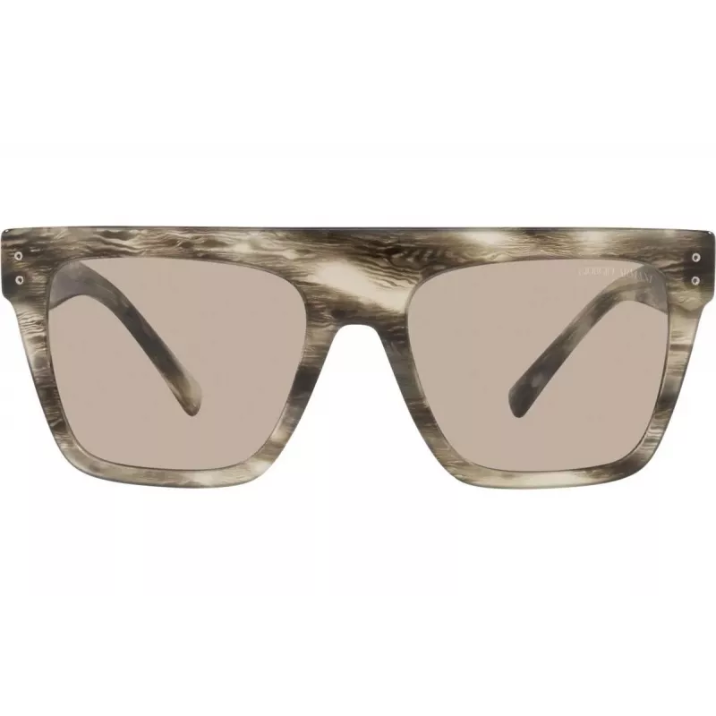 Giorgio Armani Unisex Saulesbrilles AR8177-5922-3 Havana Acetāts Brūnas Lēcas 52mm