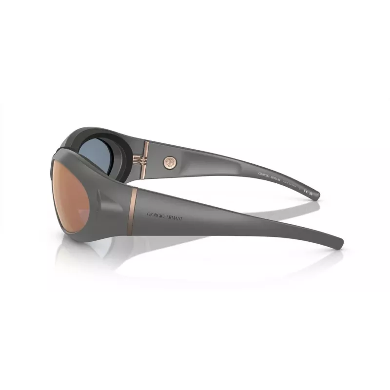 GIORGIO ARMANI Unisex saulesbrilles AR8201Q60504Z Melns rāmis Pelēki gradienta lēcas 61mm