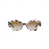Giorgio Armani sieviešu AR8144-588113 havannas acetāta saulesbrilles - kvadrātveida rāmis, brūnas gradienta lēcas, UV400
