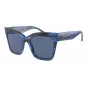 GIORGIO ARMANI Sieviešu saulesbrilles AR8175-595380 Havana Acetāts Butterfly Cat-Eye 54/20/140 mm
