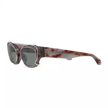 GIORGIO ARMANI Sieviešu saulesbrilles AR8185U59761W - Melns acetāta rāmis, tumši pelēkas gradienta lēcas, 50/19/140 mm