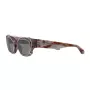 GIORGIO ARMANI Sieviešu saulesbrilles AR8185U59761W - Melns acetāta rāmis, tumši pelēkas gradienta lēcas, 50/19/140 mm
