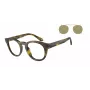 GIORGIO ARMANI Sieviešu saulesbrilles AR8190U59871W - Taisnstūra acetāta rāmis, pelēkas lēcas, 50/19/140 mm