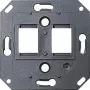 Gira 019100 atbalsta gredzens AMP/RADIALL datu ligzdai - melns (System 55)