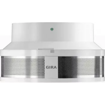 GIRA 233702 Divu sensoru dūmu detektors RWM Dual ar 230V pamatni, balts