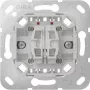 Gira 312800 2 polu pārslēga spiedpogas ieliktnis, 10A 250V AC, skrūvju spailes, iegremdēts